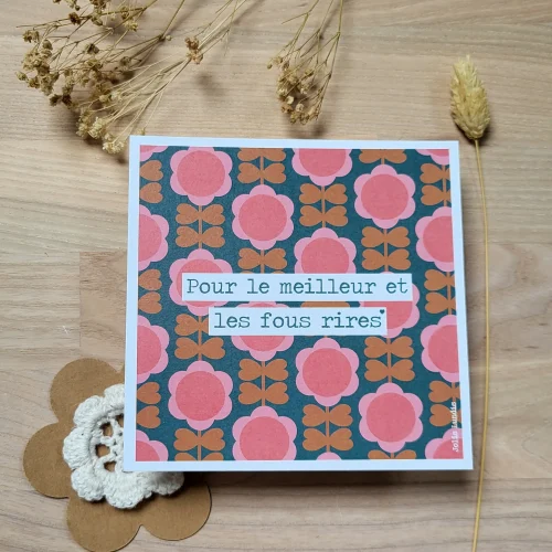 Carte *Pour le meilleur et les fous rires*