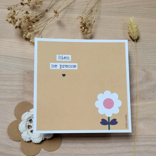 Carte *Rien ne presse*